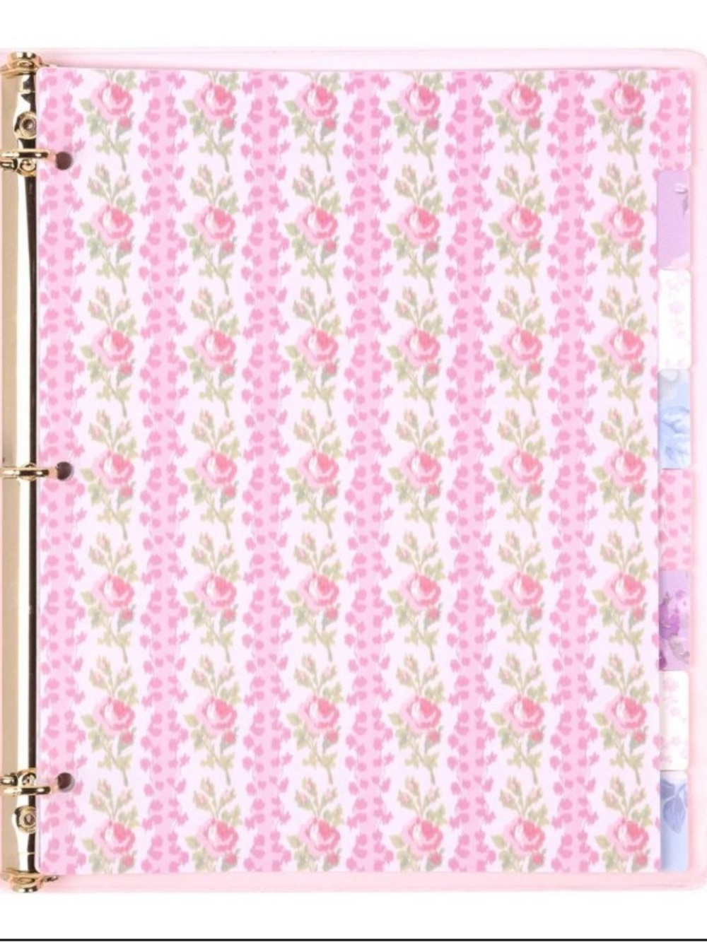 LoveShackFancy x Target - Yoobi Blooming Heirloom Tab Dividers, 8 Tabs - Picture 3 of 7